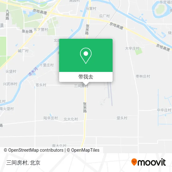 三间房村地图