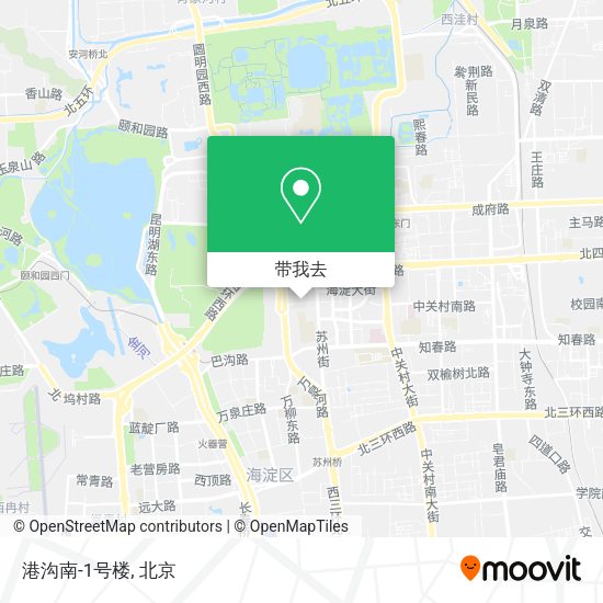 港沟南-1号楼地图