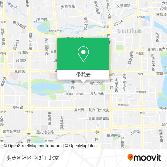 洪茂沟社区-南3门地图