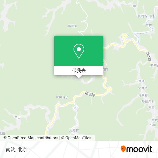 南沟地图