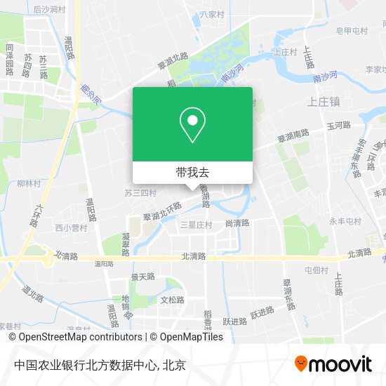 中国农业银行北方数据中心地图