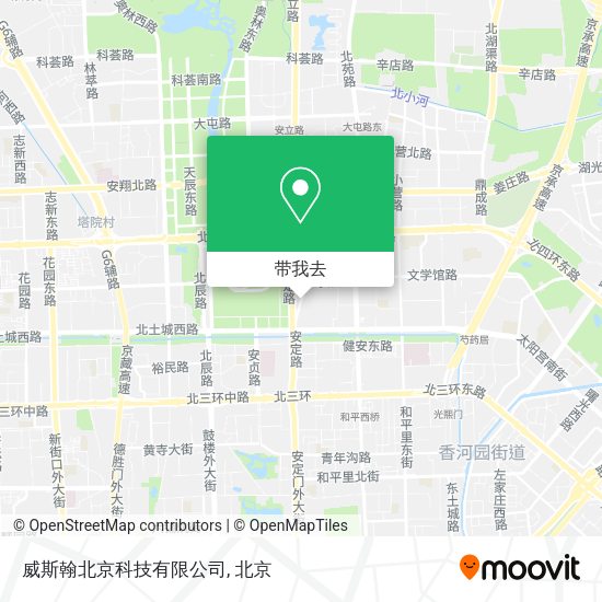 威斯翰北京科技有限公司地图