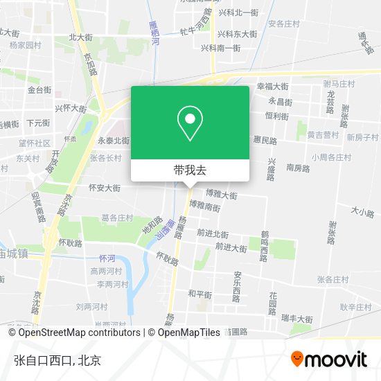 张自口西口地图