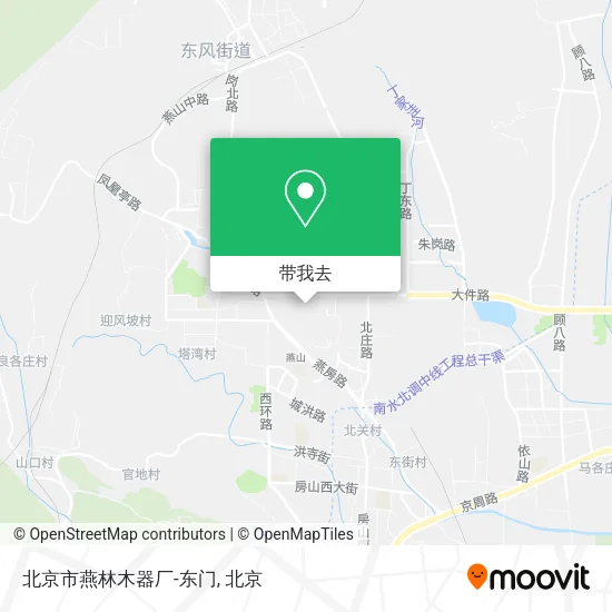 北京市燕林木器厂-东门地图