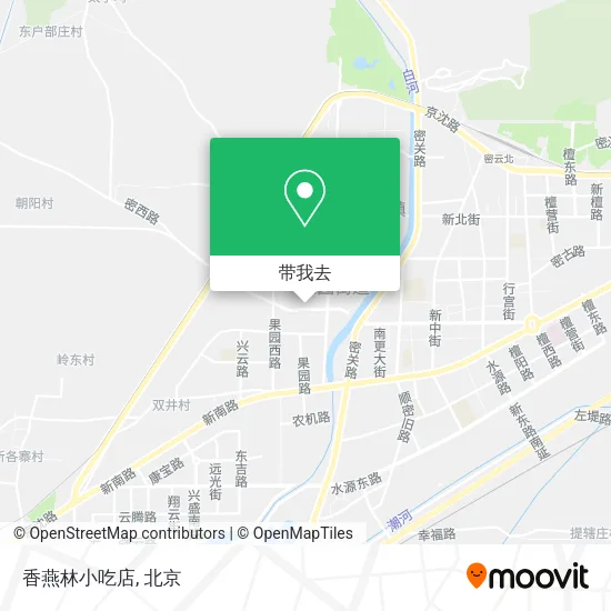 香燕林小吃店地图