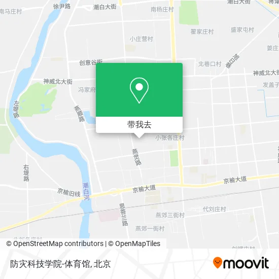 防灾科技学院-体育馆地图