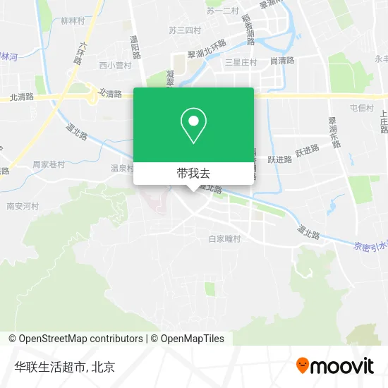 华联生活超市地图