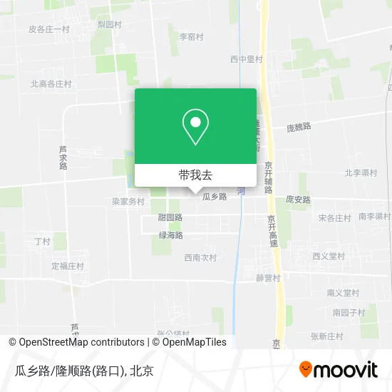 瓜乡路/隆顺路(路口)地图