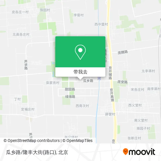 瓜乡路/隆丰大街(路口)地图