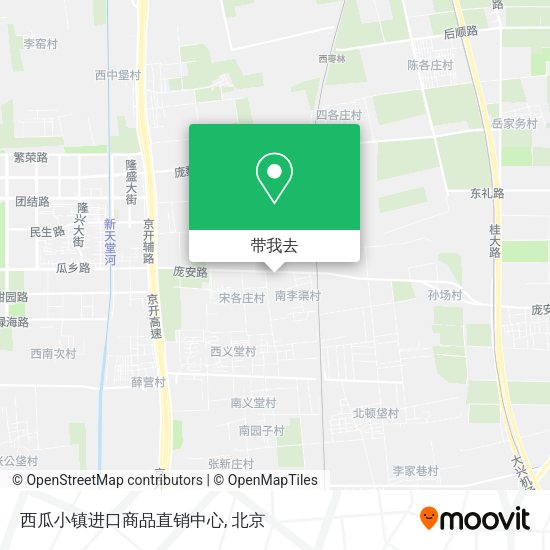 西瓜小镇进口商品直销中心地图