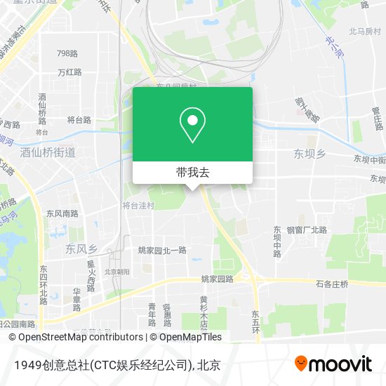 1949创意总社(CTC娱乐经纪公司)地图