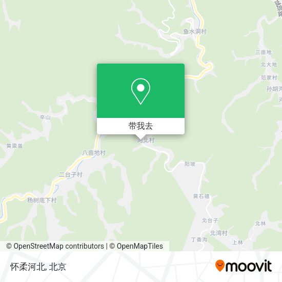 怀柔河北地图