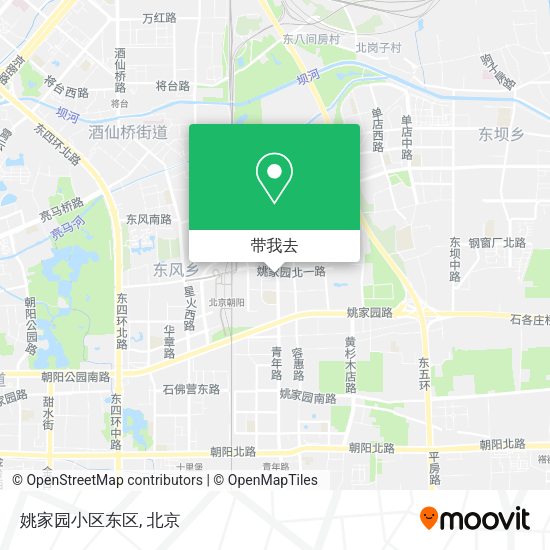 姚家园小区东区地图
