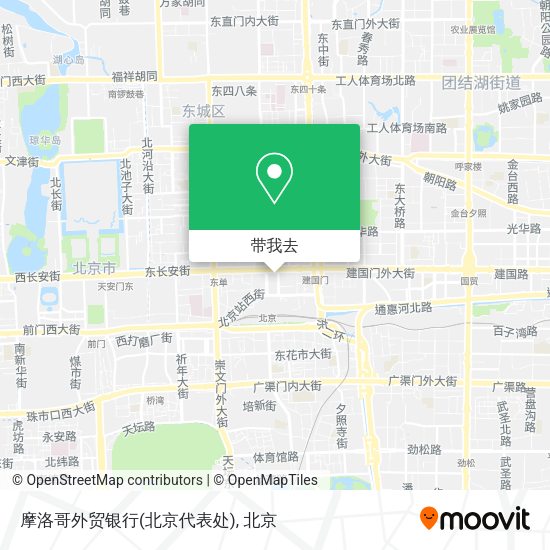 摩洛哥外贸银行(北京代表处)地图