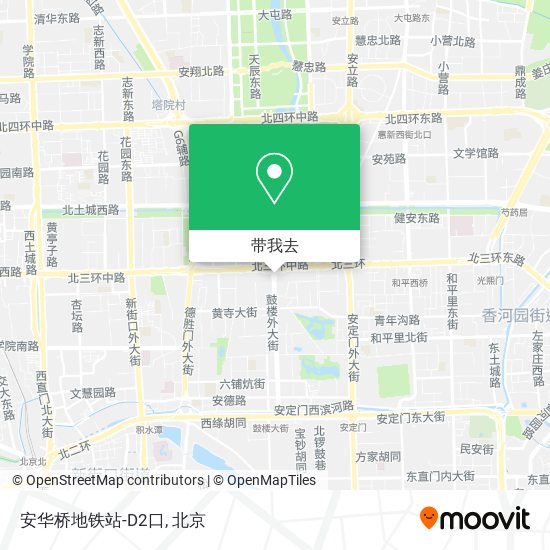 安华桥地铁站-D2口地图