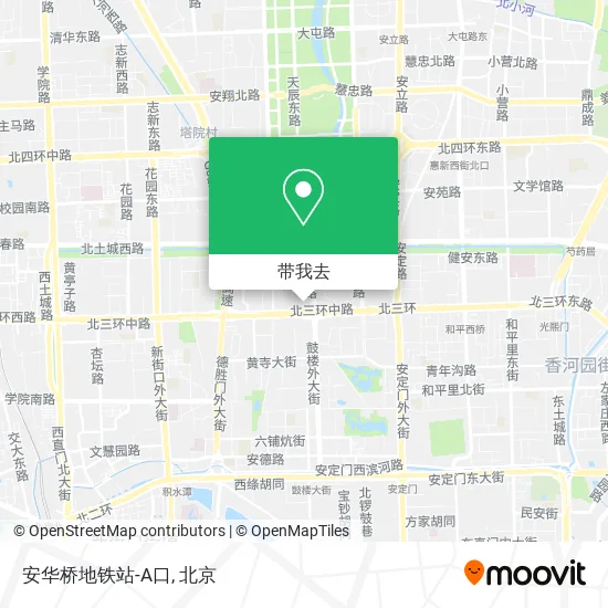 安华桥地铁站-A口地图