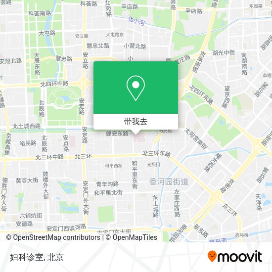 妇科诊室地图