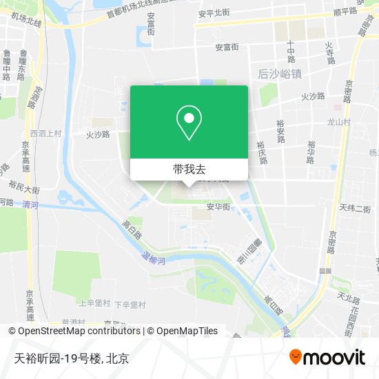 天裕昕园-19号楼地图