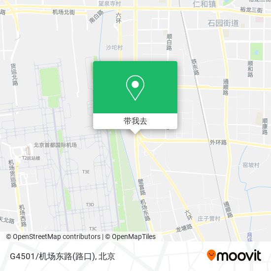 G4501/机场东路(路口)地图