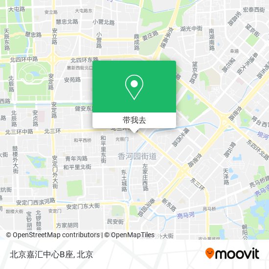 北京嘉汇中心B座地图