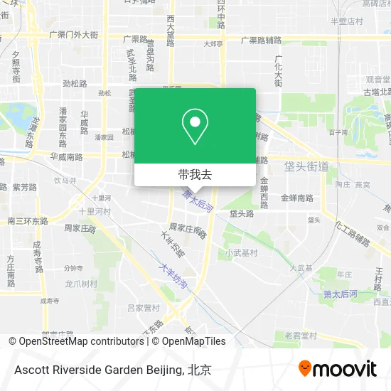 Ascott Riverside Garden Beijing地图