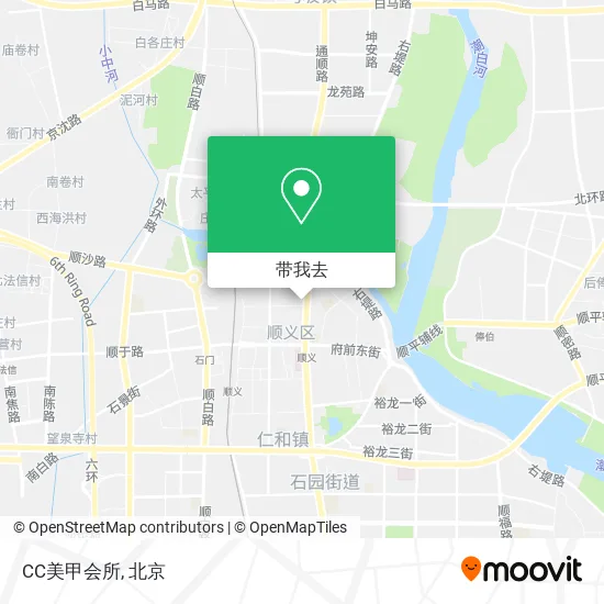 CC美甲会所地图