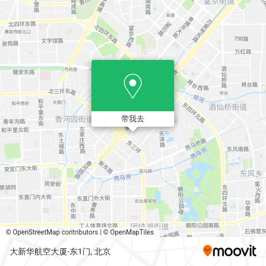 大新华航空大厦-东1门地图