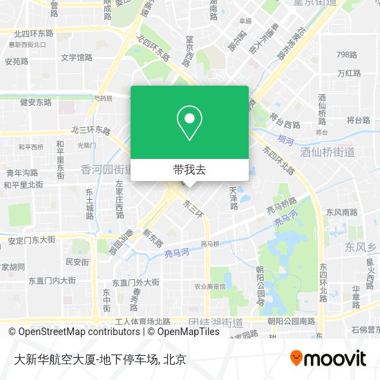 大新华航空大厦-地下停车场地图