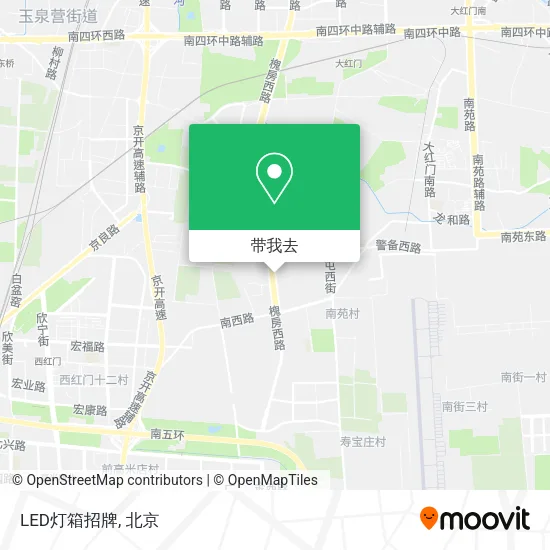 LED灯箱招牌地图