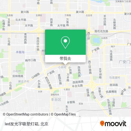 led发光字吸塑灯箱地图