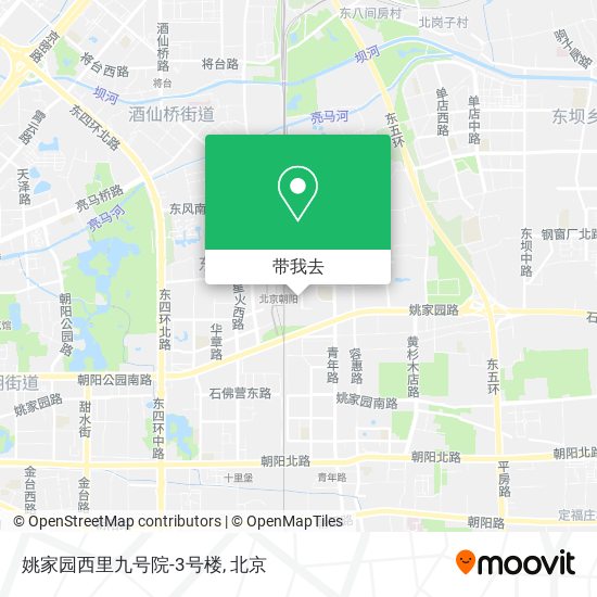 姚家园西里九号院-3号楼地图