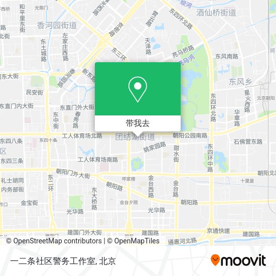 一二条社区警务工作室地图