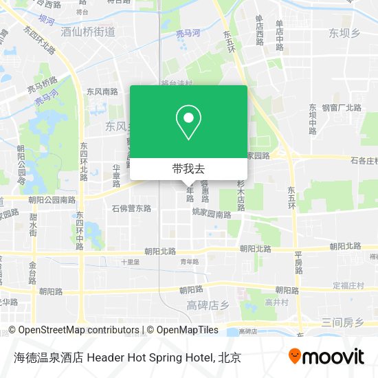 海德温泉酒店 Header Hot Spring Hotel地图