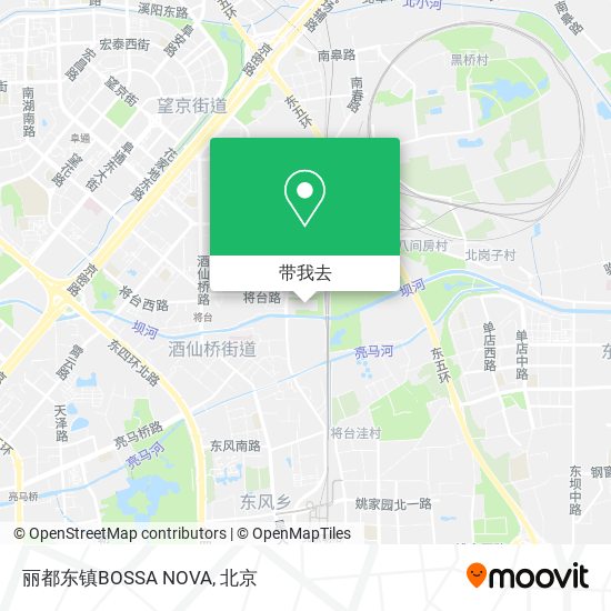 丽都东镇BOSSA NOVA地图