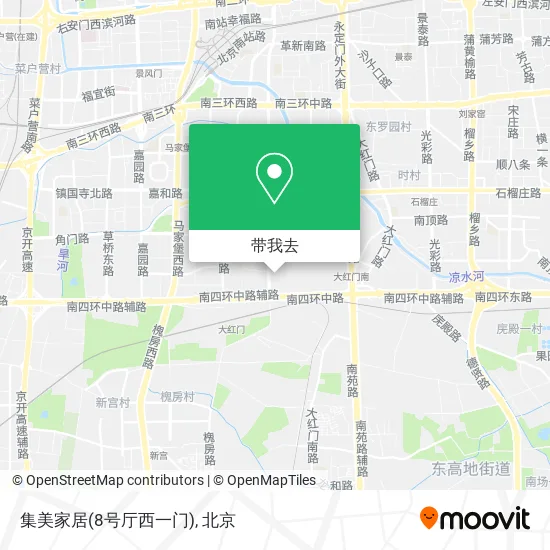 集美家居(8号厅西一门)地图