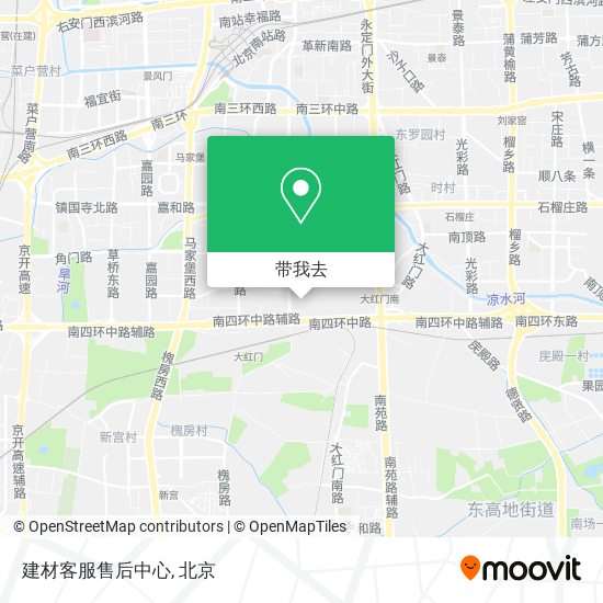 建材客服售后中心地图