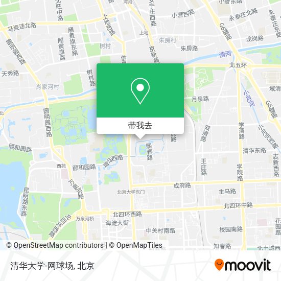 清华大学-网球场地图