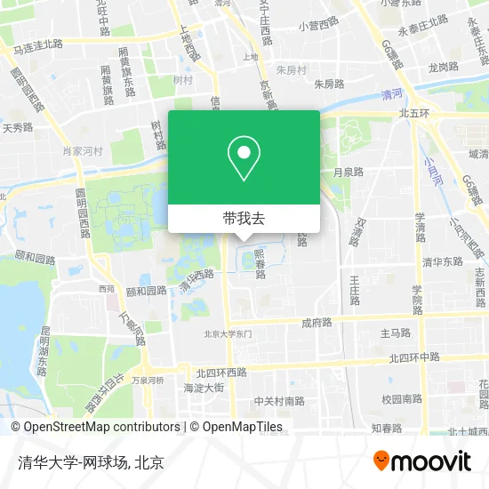 清华大学-网球场地图
