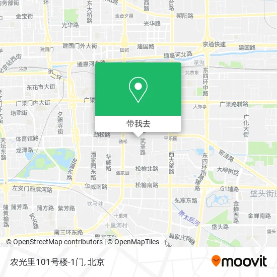 农光里101号楼-1门地图