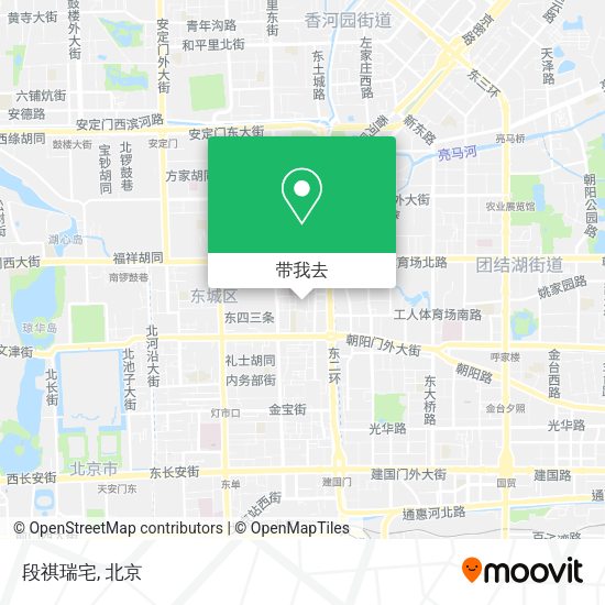 段祺瑞宅地图
