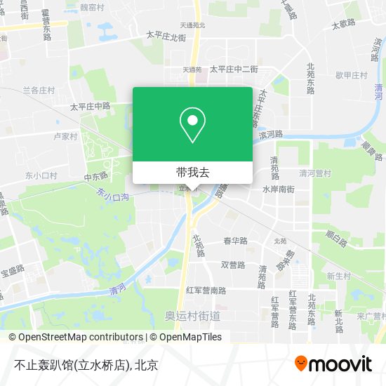 不止轰趴馆(立水桥店)地图