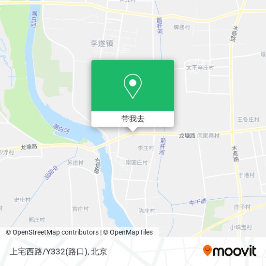 上宅西路/Y332(路口)地图