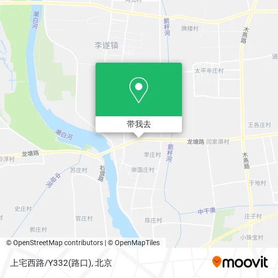 上宅西路/Y332(路口)地图