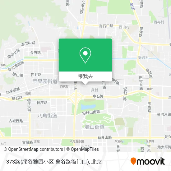 373路(绿谷雅园小区-鲁谷路衙门口)地图