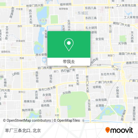 草厂三条北口地图