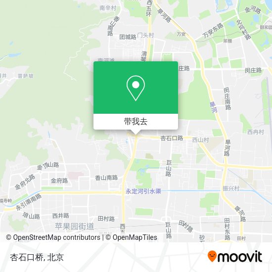 杏石口桥地图