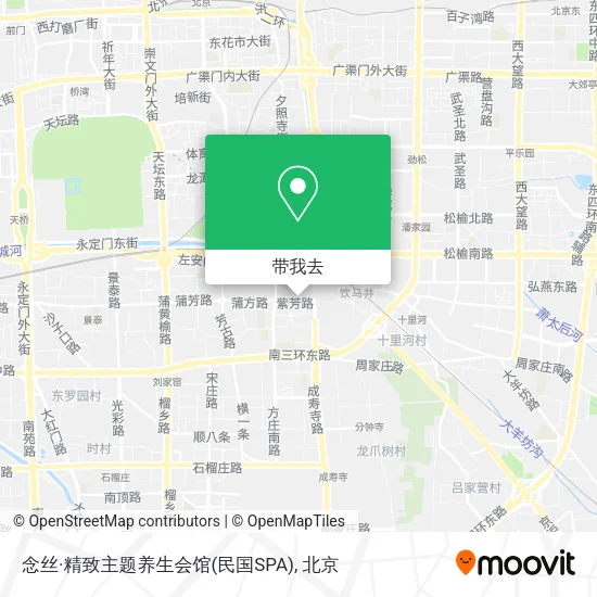 念丝·精致主题养生会馆(民国SPA)地图