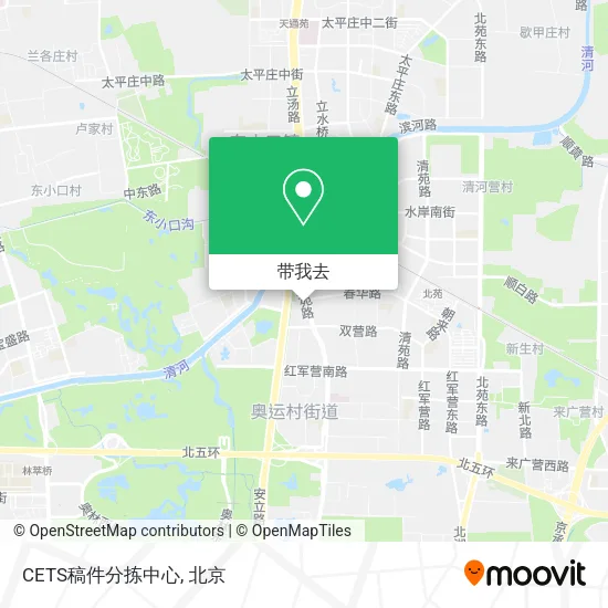 CETS稿件分拣中心地图