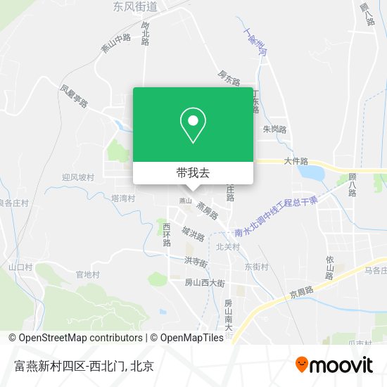 富燕新村四区-西北门地图