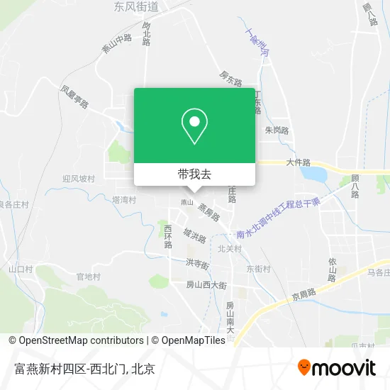 富燕新村四区-西北门地图